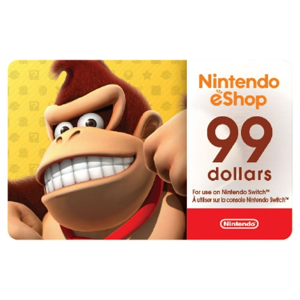 Carte-cadeau de 10 $ pour Nintendo eShop - Téléchargement numérique
