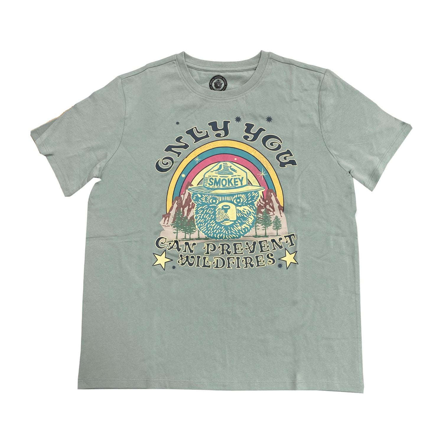Smokey Bear T-shirt à manches courtes pour femme Wander With Me