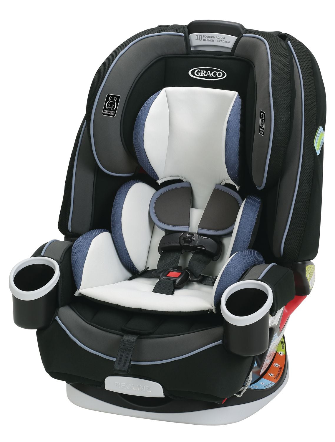 how to adjust harness on graco car seat