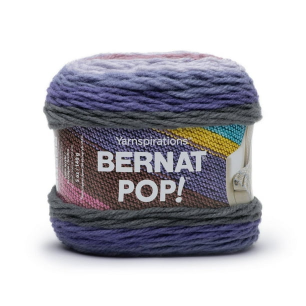 Bernat® Pop!™ Yarn, Acrylic 4 Medium, 5oz/140g, 280 Yards Walmart.ca
