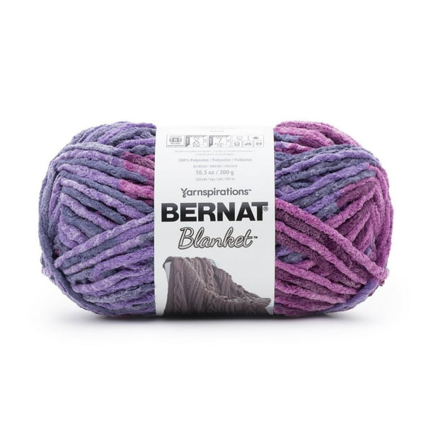 Bernat Blanket Yarn, (300g/10.5oz), Purple Sunset Walmart.ca