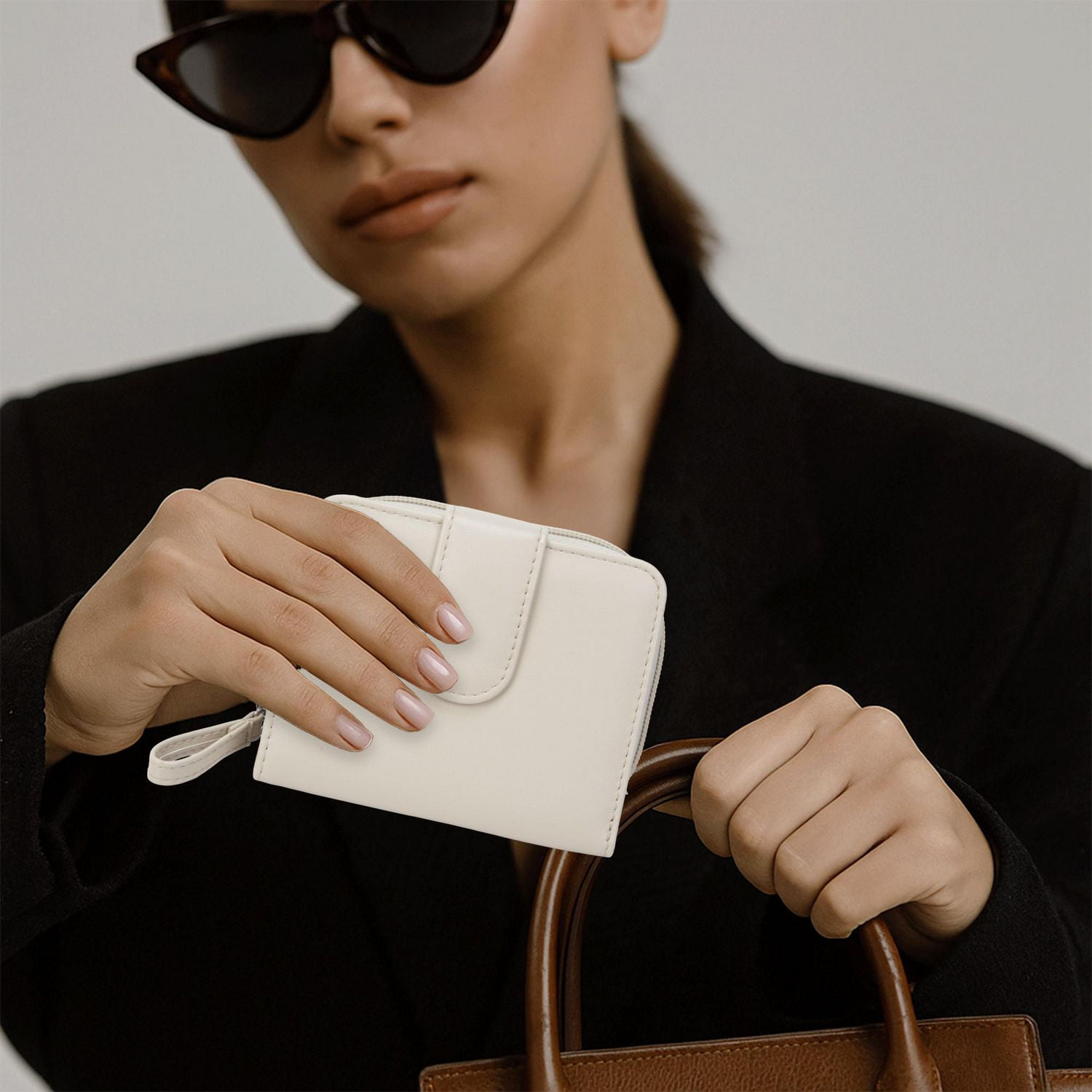 Time And Tru Tab Multi Card French Purse