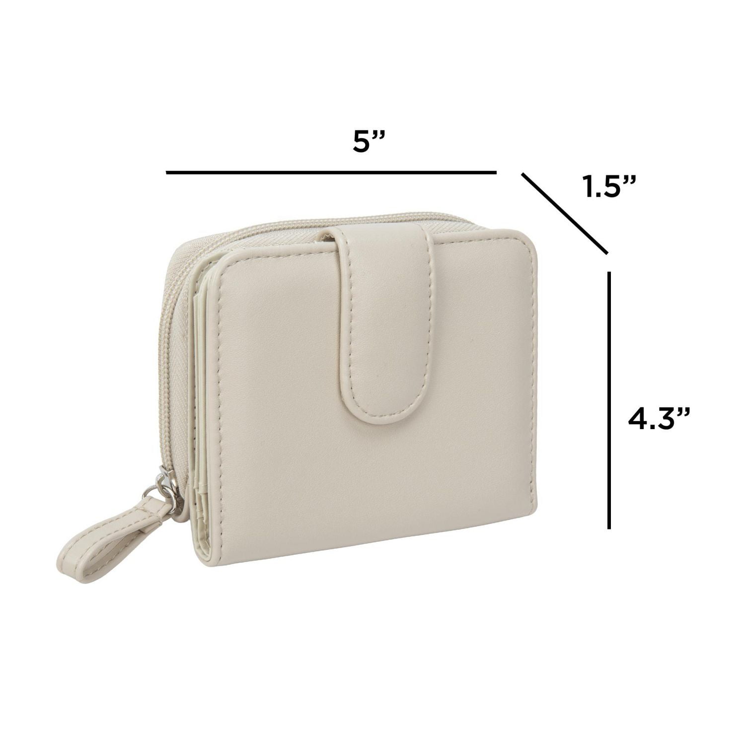 Time And Tru Tab Multi Card French Purse