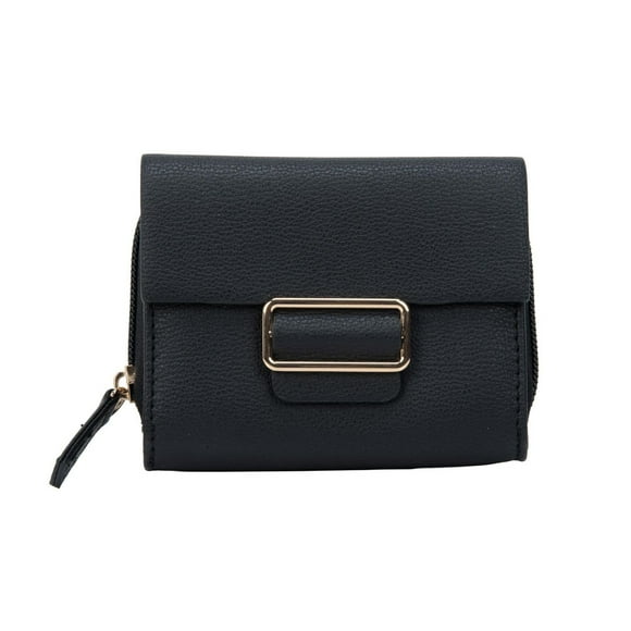 Time And Tru Back Zip Trifold Wallet