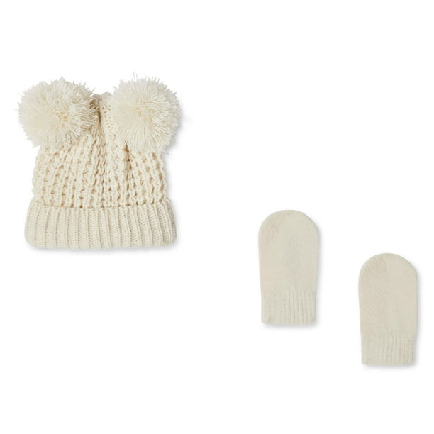 Toddler Girls' Hat and Mitts 2Piece Set Walmart.ca