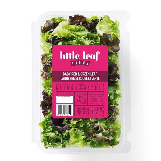 Little Leaf Farms Bébé feuille rouge et verte Laitue Bébé feuille rouge et verte 226g