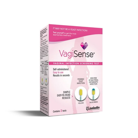 VagiSense® Test de Dépistage des Infections Vaginales Contient 2 tests