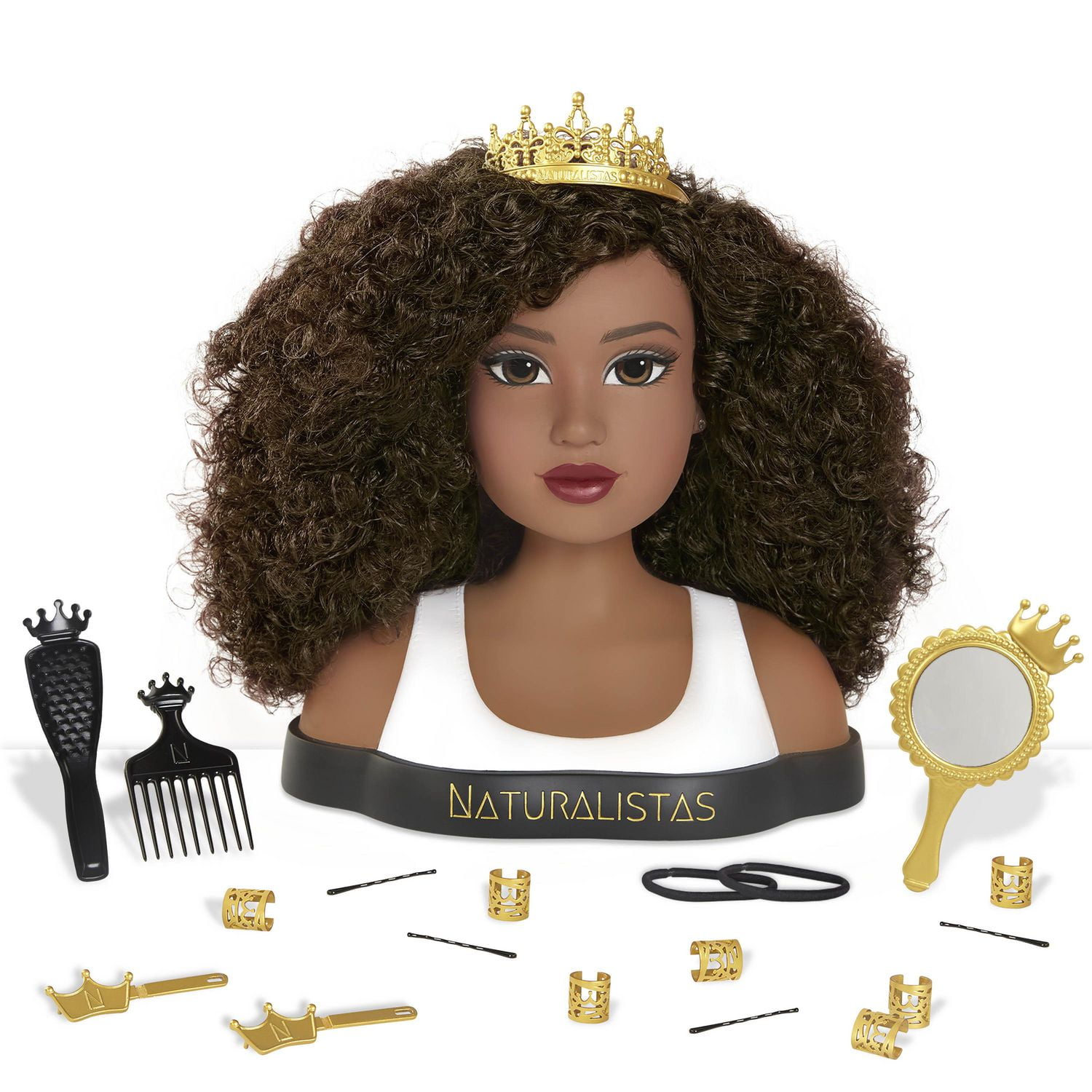 Barbie deluxe styling head african american natural hair online