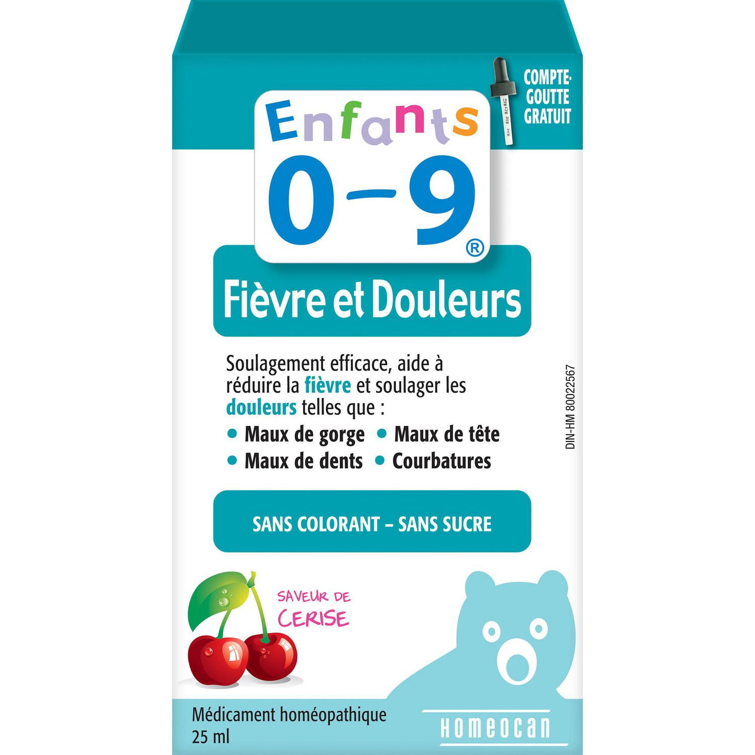 Kids 0-9 Pain and Fever Homeopathic Medicine