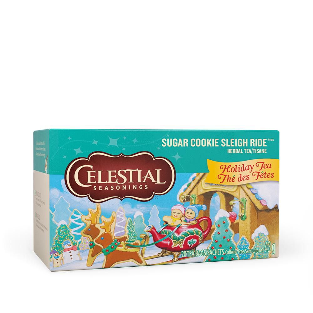 Celestial Seasonings Sugar Cookie Sleigh Ride Holiday Herbal Tea