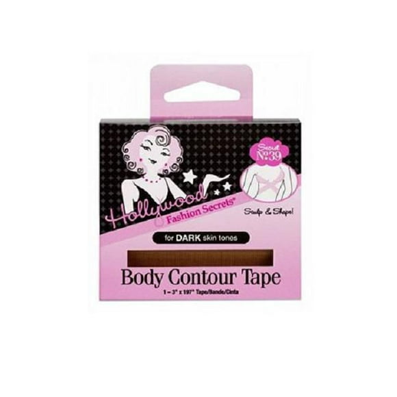 Hollywood Fashion Secrets - Body Contour Tape - Dark Skin Tones
