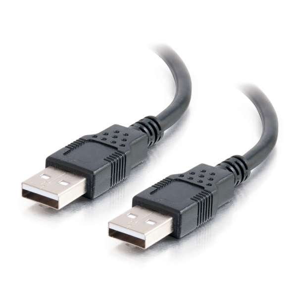 C2G 2m USB 2.0 A mâle à A mâle Câble - noir (6,6 ft)