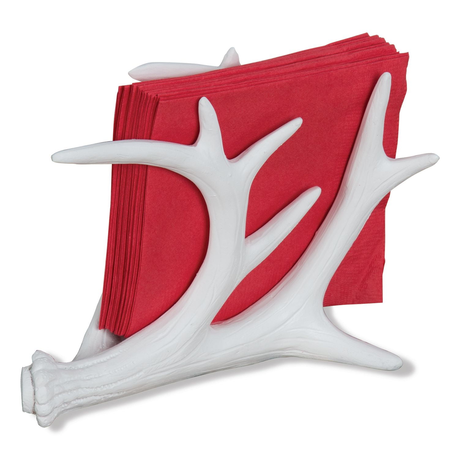 Canadiana Art Matte White Antler Napkin Holder Walmart Canada