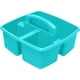 Storex Panier de Rangement avec poignée/Turquoise (6 unités/paquet) – image 2 sur 3