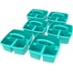 Storex Panier de Rangement avec poignée/Turquoise (6 unités/paquet) – image 1 sur 3