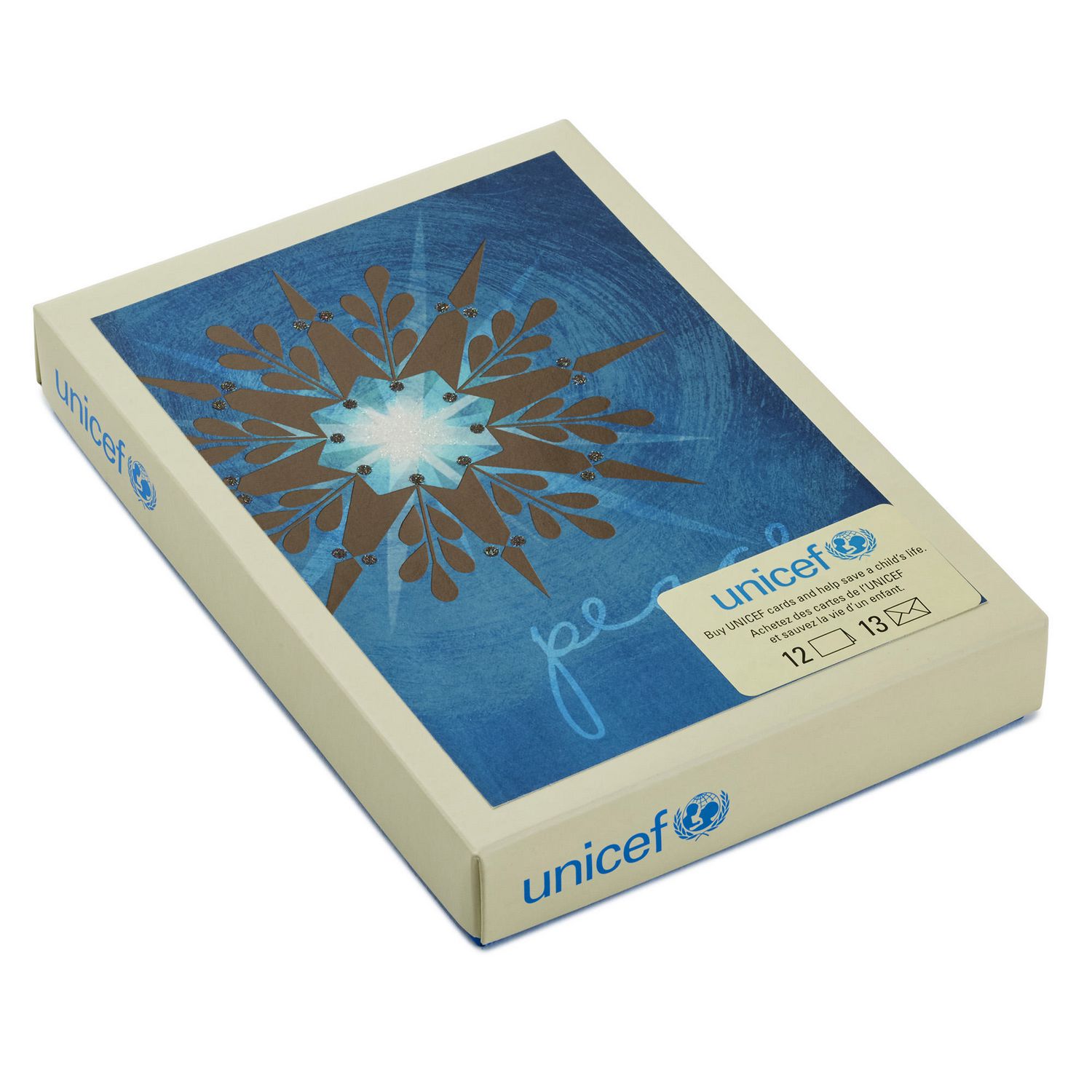 Hallmark UNICEF Shining Star FrenchLanguage Boxed Christmas Cards