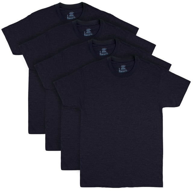 Hanes Men’s Crew-Neck Undershirt Pack, Moisture Wicking