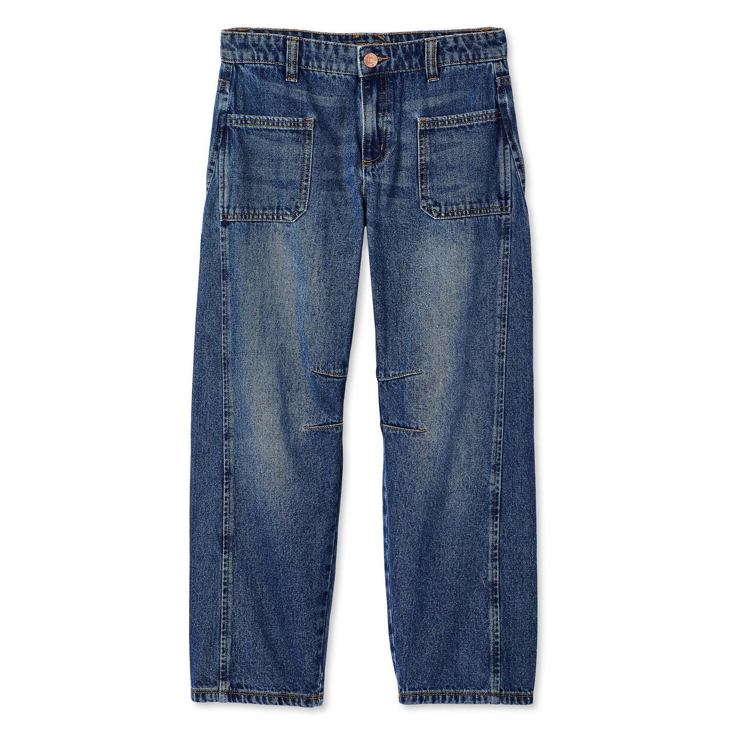 Jean coupe ballon pour filles Justice