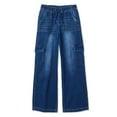 thumbnail image 3 of Justice Girls' Denim Cargo Jean, 3 of 3