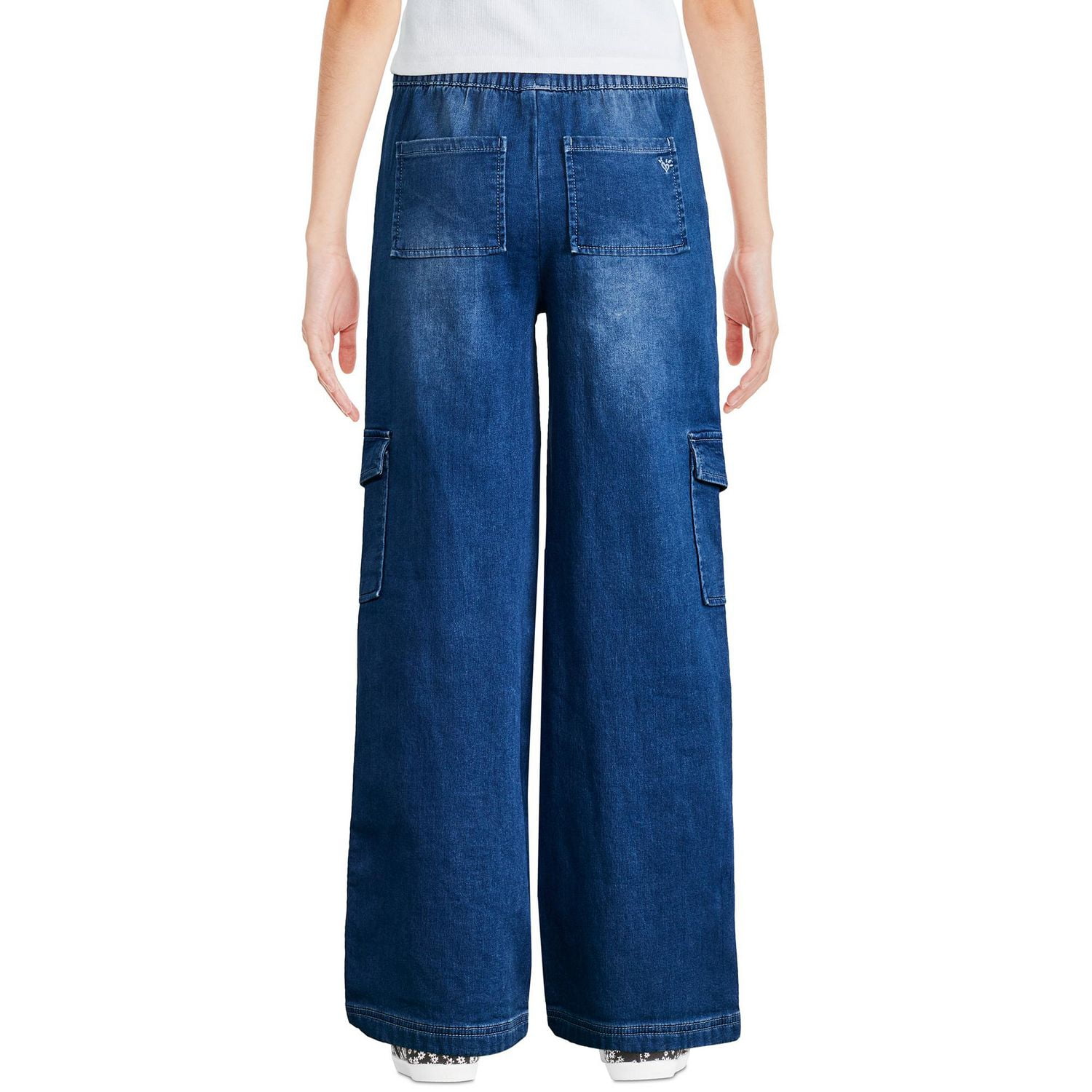 Jean cargo en denim Justice pour filles