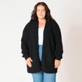 thumbnail image 1 of Devoted Women’s Plus size L/S Ottoman ribbed cardigan, 1 of 4