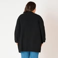 thumbnail image 4 of Devoted Women’s Plus size L/S Ottoman ribbed cardigan, 4 of 4