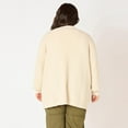 thumbnail image 4 of Devoted Women’s Plus size L/S Ottoman ribbed cardigan, 4 of 4