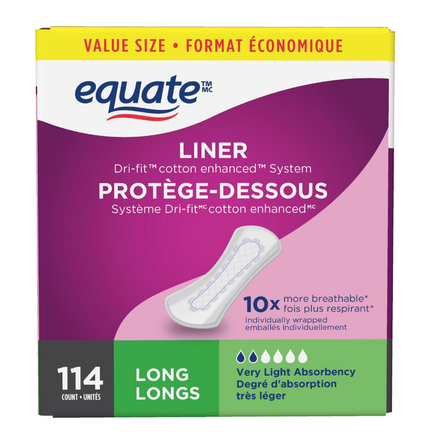 Equate Long Liner