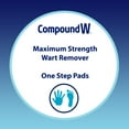 thumbnail image 2 of Compound W Puissance Maximum Coussinets Invisibles Pour Usage En Une Étape, 2 of 7