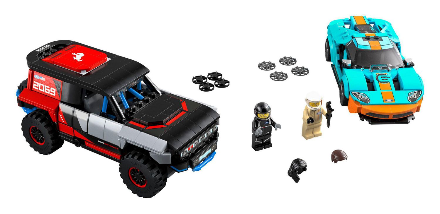 LEGO Speed Champions Ford GT Heritage Edition and Bronco R 76905 Toy  Building Kit (660 Pieces)