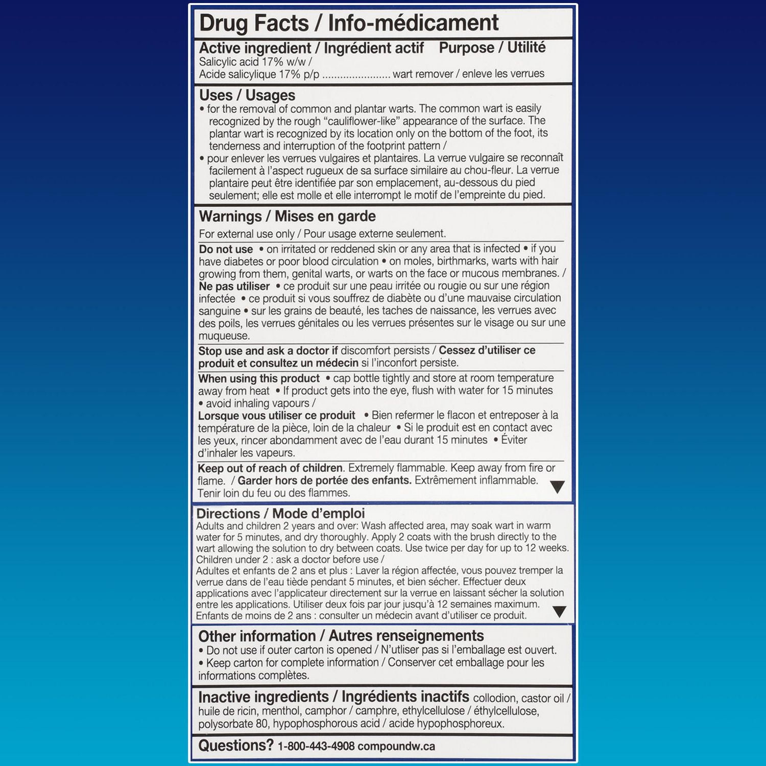 Compound W Fast Acting Liquid, 10 ML Liquid