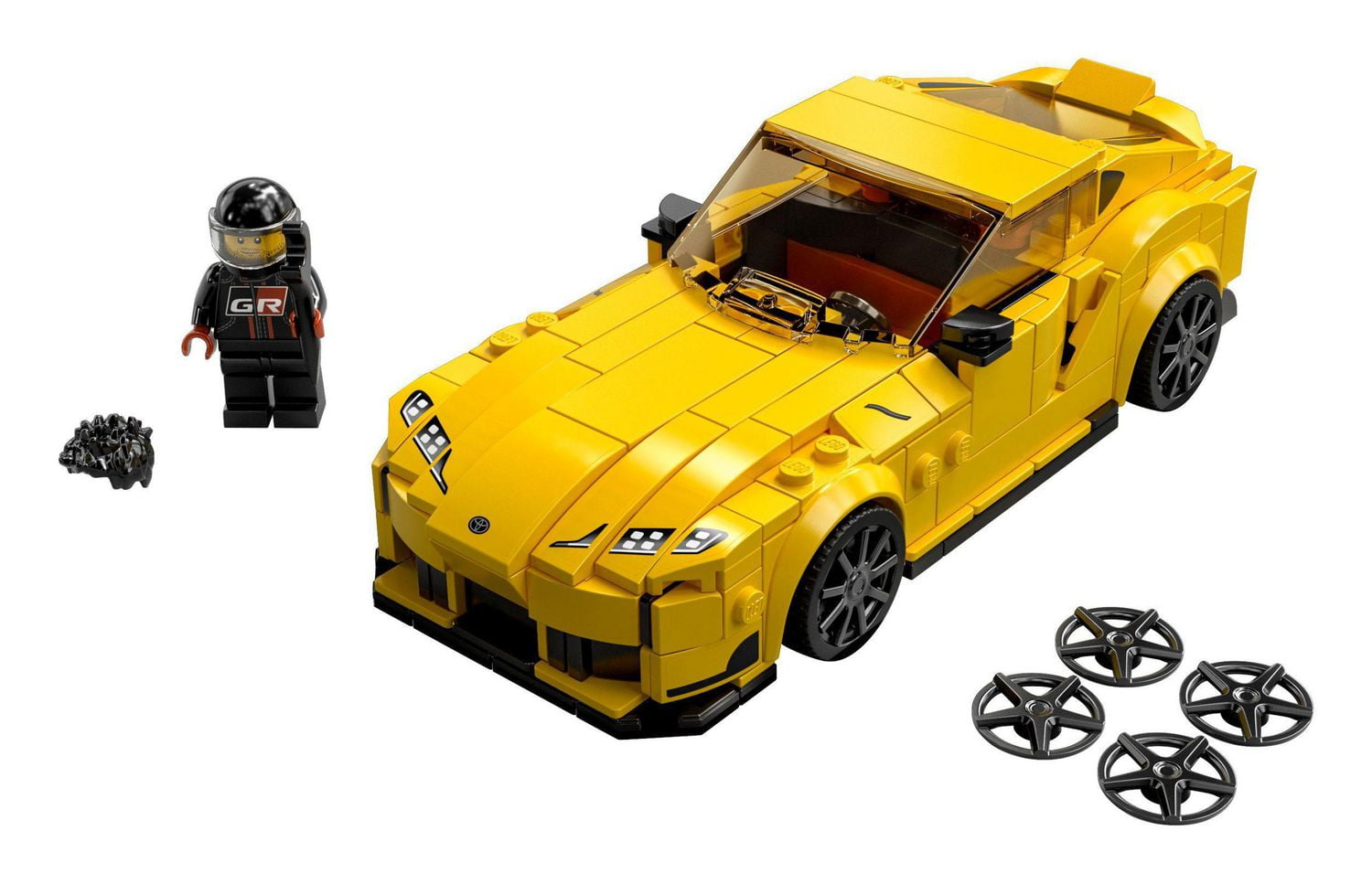 Lego yellow sports car sale