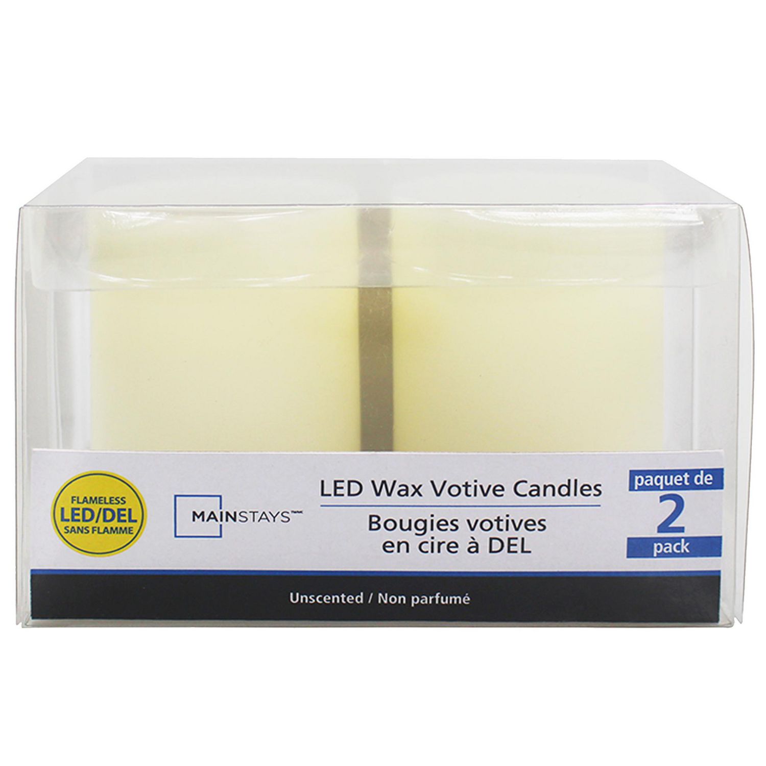 Mainstay 2PK LED Wax Votive Candles Walmart Canada