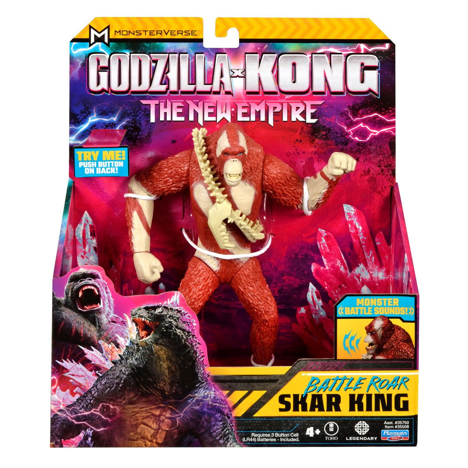 Godzilla x Kong 7 Battle Roar Skar King Figure Walmart