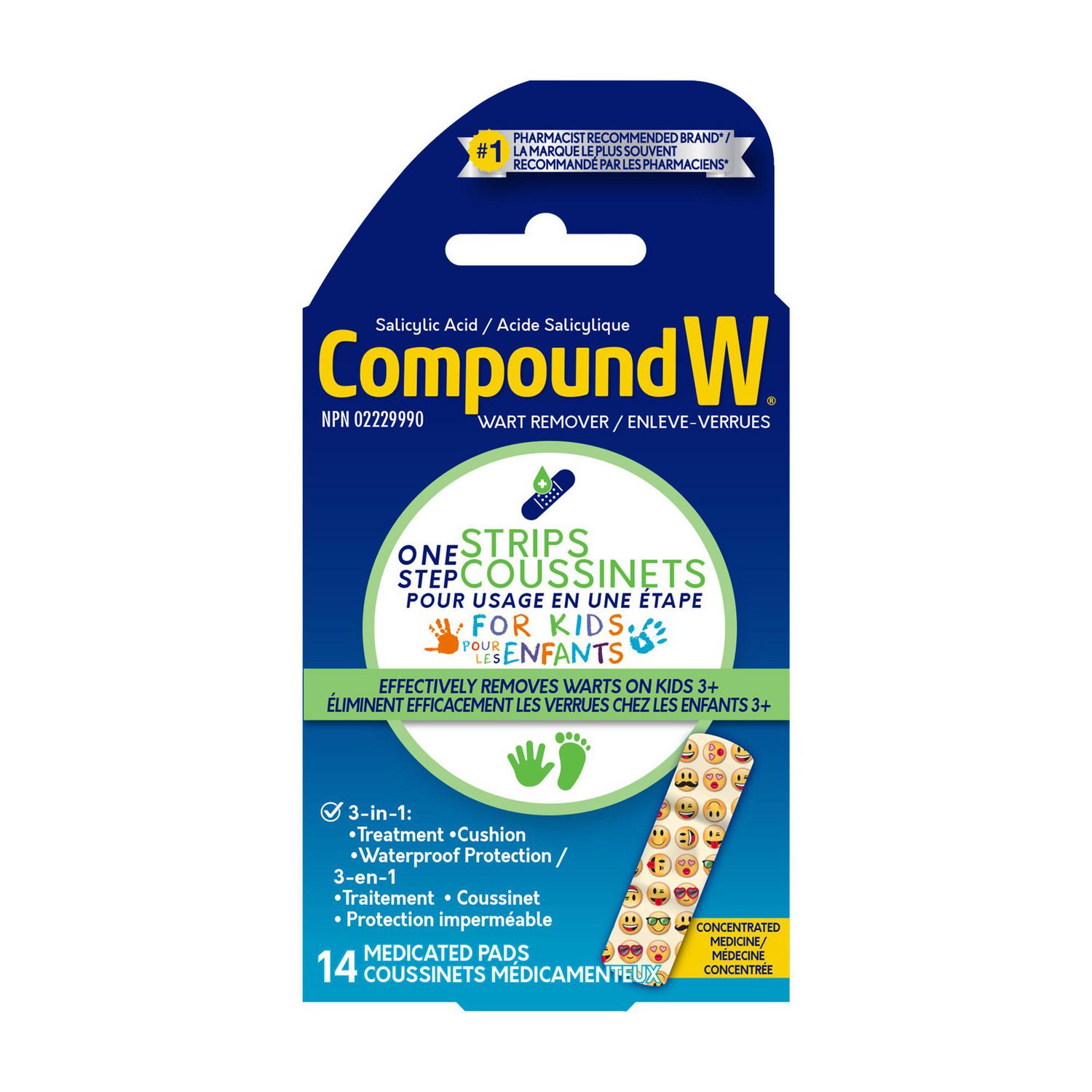 Compound W Maximum Strength One Step Kids Pads