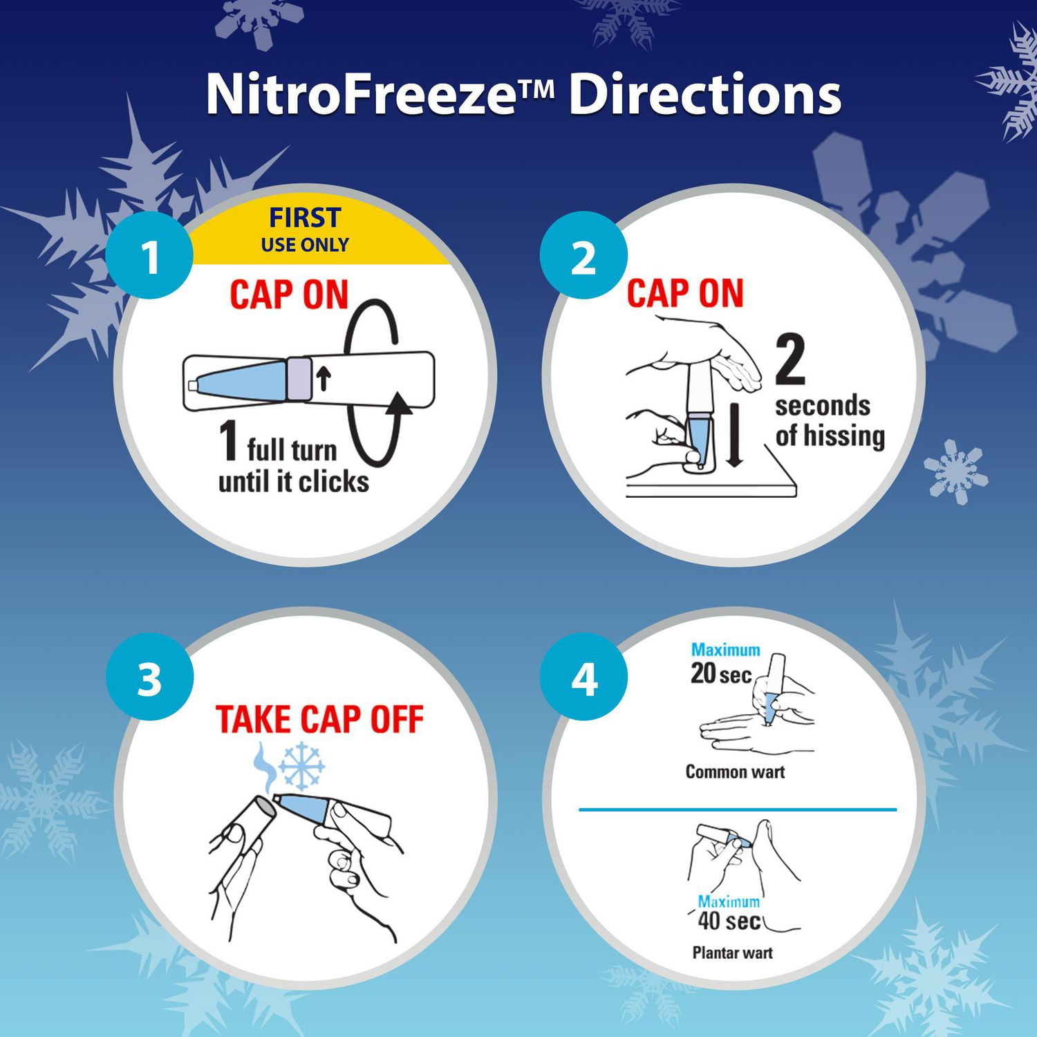 Compound W NitroFreeze, Safe and easy to use