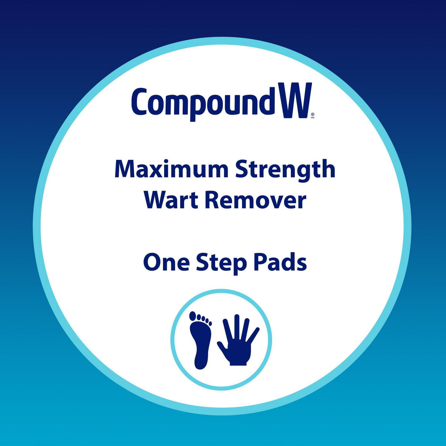 Compound W Wart Remover, One Step Pads - Salicylic Acid