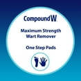 thumbnail image 2 of Compound W Wart Remover, One Step Pads - Salicylic Acid, 2 of 8