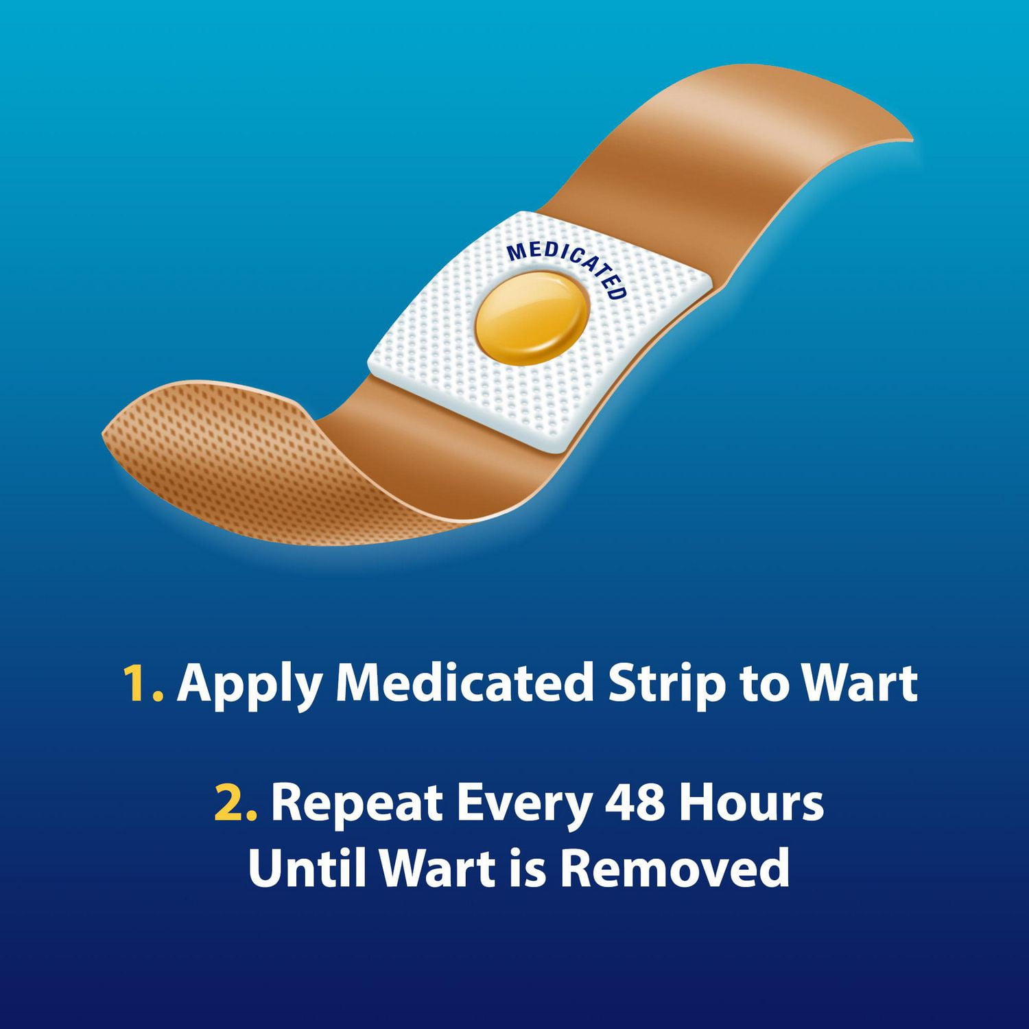 Tampons anti-verrues Compound W, One Step Pads - Acide salicylique