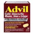 thumbnail image 1 of Advil (16 Count) Cold, Sinus & Flu Extra Strength Caplets, 1 of 5