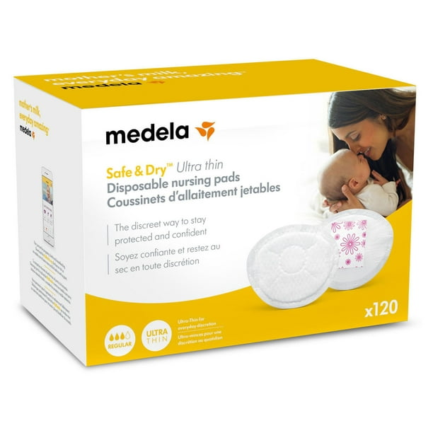 Medela Dry Discreet Disposable Nursing Breastfeeding Pads 60 Pack Absorbent  - Conseil scolaire francophone de Terre-Neuve et Labrador