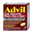 thumbnail image 2 of Advil (16 Count) Cold, Sinus & Flu Extra Strength Caplets, 2 of 5