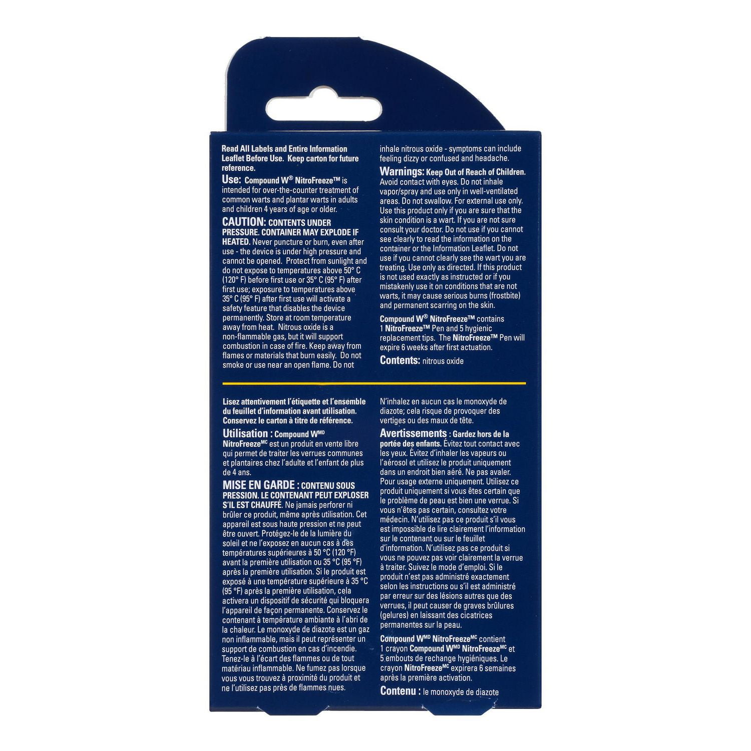 Compound W NitroFreeze, Safe and easy to use