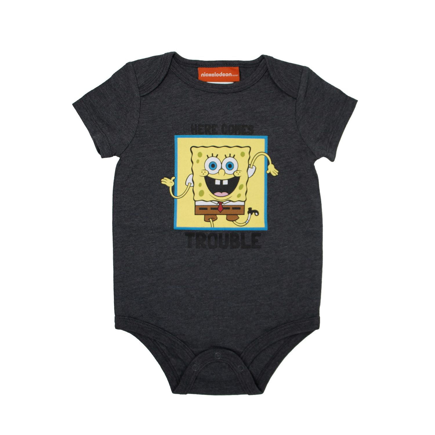 Sponge Bob Short Sleeve Romper Suit for Infants