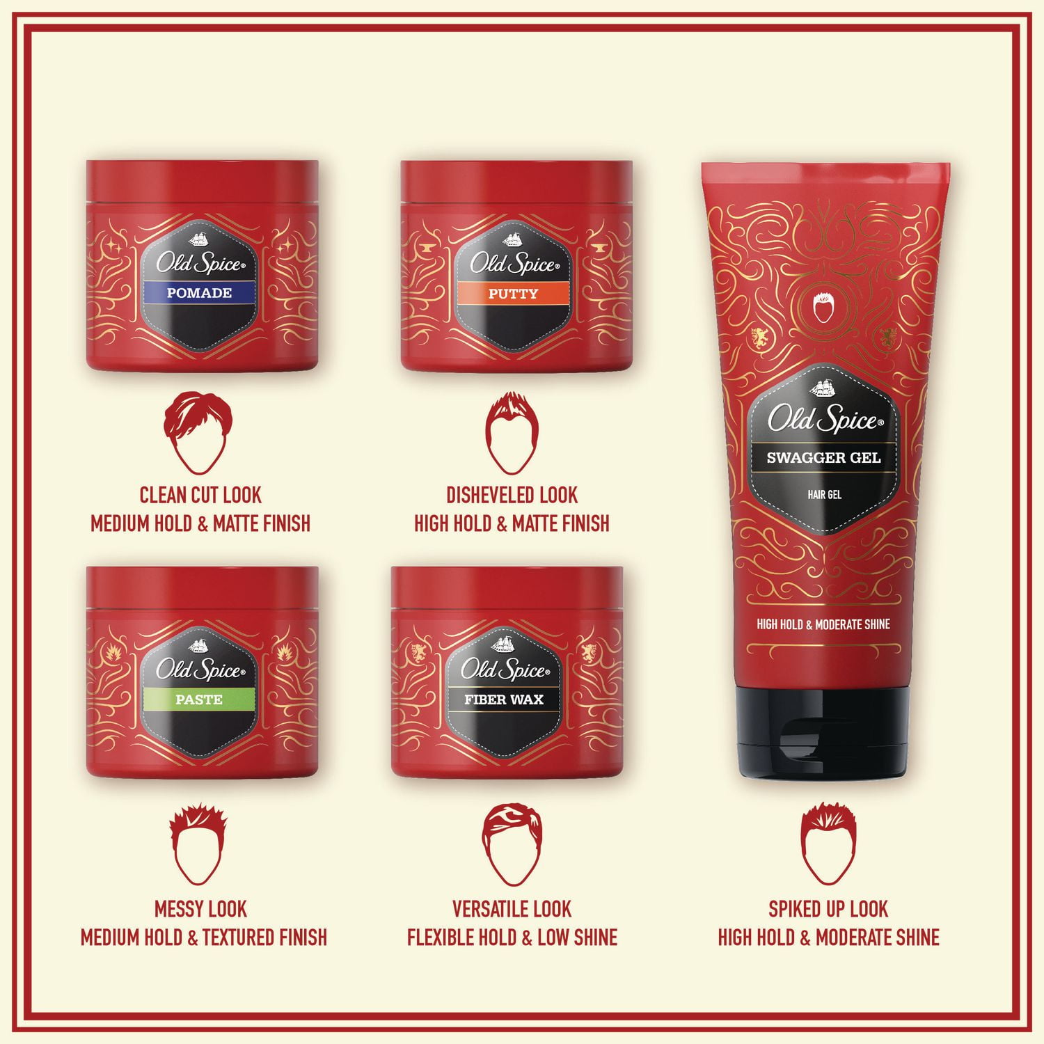Old spice hair gel Clearance