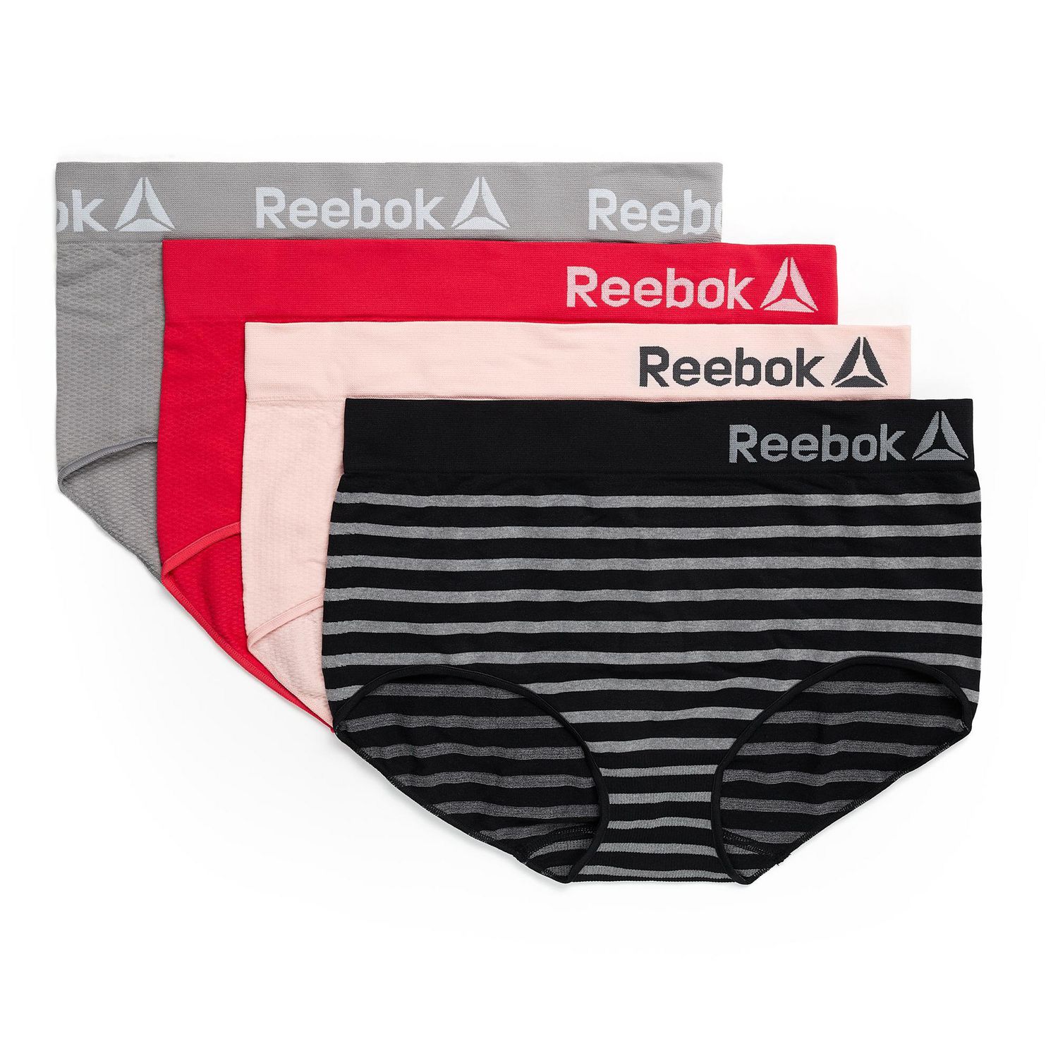Reebok Women's Underwear - Seamless Hipster Briefs (10 Pack), Black  Spacedye Stripe/ Lotus/ Greaystone/ Black/ Black, Small : :  Clothing, Shoes & Accessories