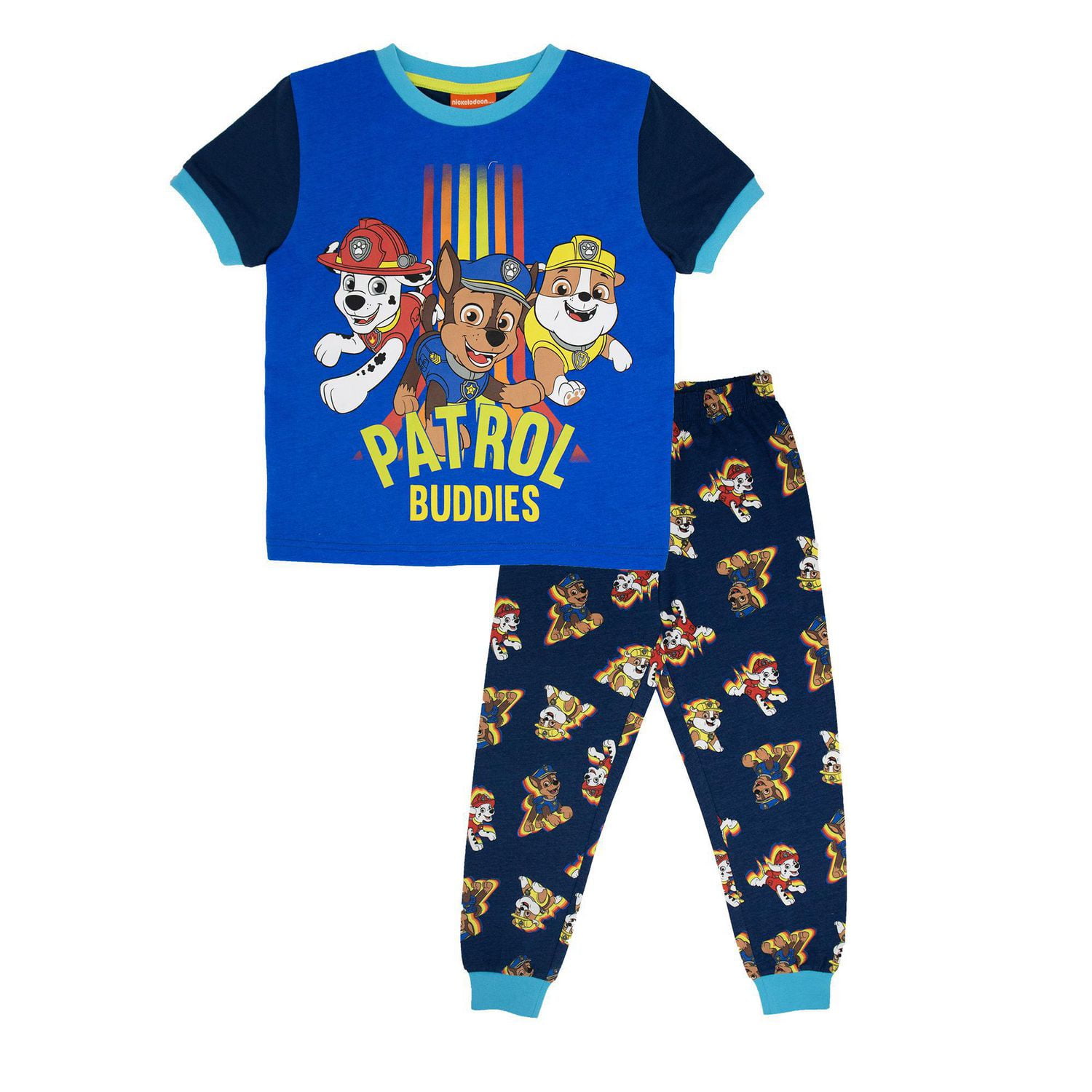 Paw Patrol Boy's 2-Piece Short Sleeve Pajama Set