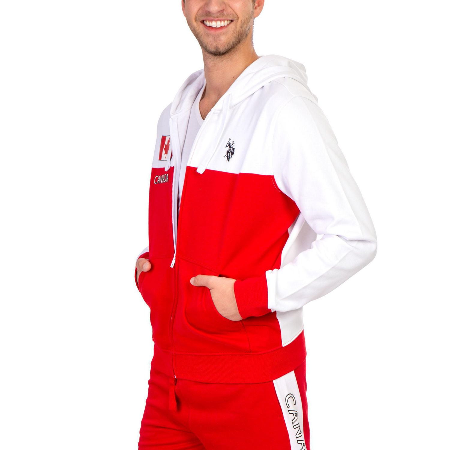 USPA MEN'S CANADA DAY FLEECE HOODIE