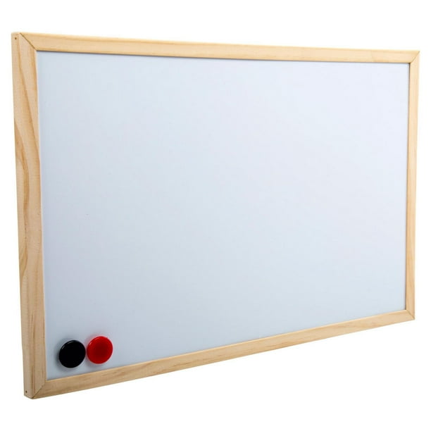 Tableau blanc à effacement à sec, 16inx12in Grand tableau blanc magnétique  de bureau avec support, 10 marqueurs, 4 aimants, 1 gomme, portable