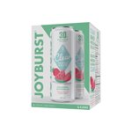 Joyburst Boisson d'isolat de protéines claire, pastèque fraise, 4 x 355mL